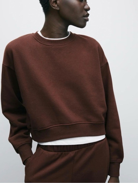 Zara Sweaters - Zara cropped sweatshirt